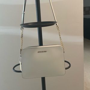 Michael Kors optic white crossbody bag, brand new with tags, never used